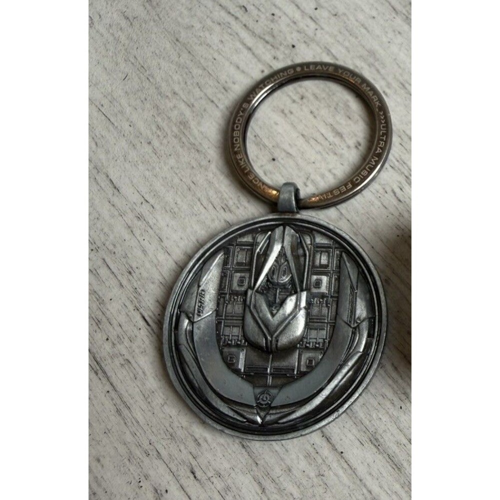 Ultra Music Festival Miami 2022 Limited Edition Antique Silver Medallion Keyring